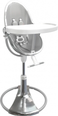 Детский стульчик для кормления Bloom Fresco silver + набор вкладышей Fresco lunar silver